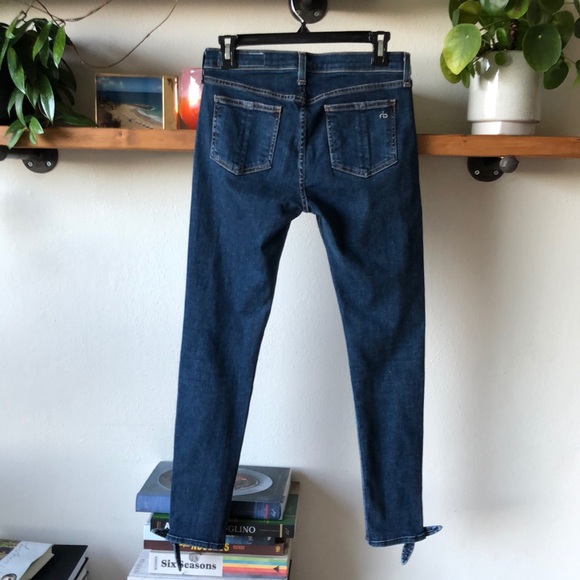Rag and Bone Skinny Cropped Ankle Jeans 27 - Picture 3 of 8
